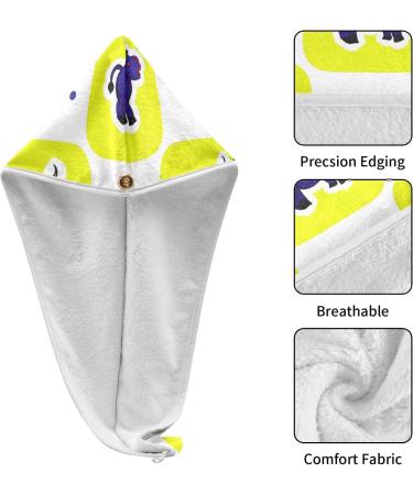Buy Constellation Taurus Hair Towel 2 Pack | Super Absorbent Quick Dry Hair Turbans for Women & Girls - Perfect Hair Drying Solution - Buy Online on GoSupps.com