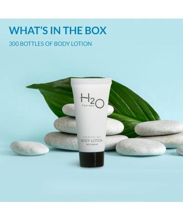 H2O Therapy Travel Size Hotel Body Lotion 300 Count 0.85 oz Bottles Guest Amenities for Hotels Vacation Rentals and Short Term Rentals Paraben Free Green Tea Scent Infused with Aloe and Olive Oil 0.85 oz (300 PIECES) - Buy Online on GoSupps.com