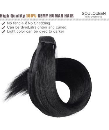 Ponytail Extensions Natural Brazilian Ponytail Ponytail Human Hair Human Remy Hair Extensions Long Ponytail Extensions Human Hair Ponytail Ombre for Women(Dark Brown 22inches 100g) 22inches 100g Dark Brown - Buy Online on GoSupps.com