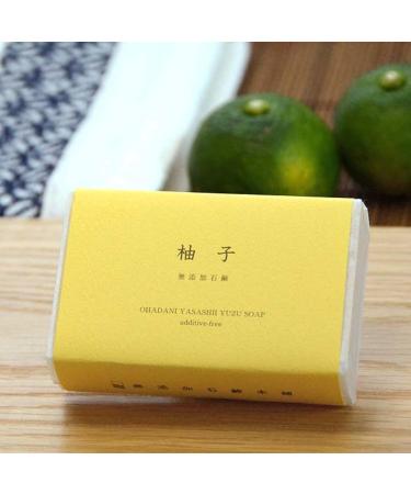 IPPINKA Yuzu Soap - All-Natural Vegan Cold Process Bar - 3.17 oz - Authentic Japanese Skincare - Buy Online on GoSupps.com