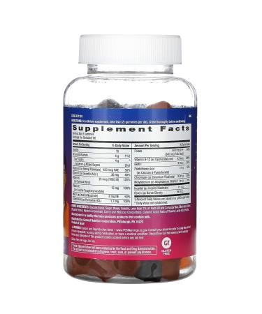 GNC Teen Gummy Multivitamin - Natural Assorted Fruit Flavors - 120 Gummies - Buy Online on GoSupps.com