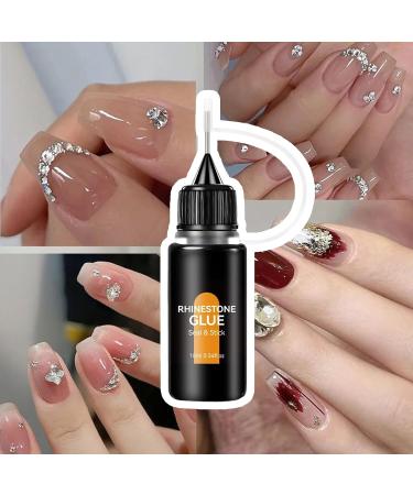 Generisch Rhinestone Glue Gel 3D Gel Nail A-Rt Super Rhinestone Glue for Nails for 3D Nails Gems Beads Nail Arts Jewellery Hardened Needs Nail A-Rt DIY at Home - Buy Online on GoSupps.com