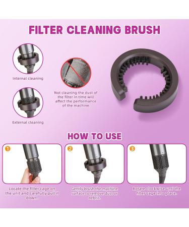 Dyson Airwrap Adaptor & Diffuser | Hair Dryer Attachment for Women | Bright Grey & Rose | Gifts for Girls - Buy Online on GoSupps.com