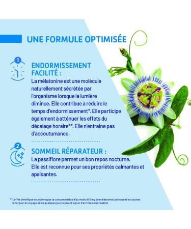 JUVAMINE - Sleep 3 Actions - 1mg Melatonin - Passion flower - 30 Tablets - Buy Online on GoSupps.com