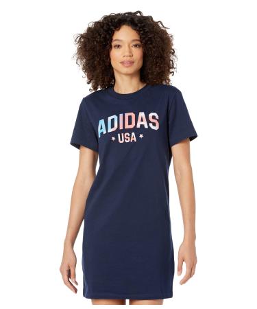 adidas Americana Tee Dress X-Small Collegiate Navy