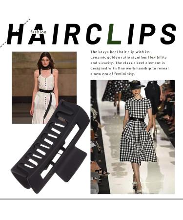 Buy Kavya 4-Piece Large Non-Slip Hair Clips for Women - Stylish Leopard Pattern Angular Hair Clips for Long Thick Hair - Perfect for International Shipping - Buy Online on GoSupps.com