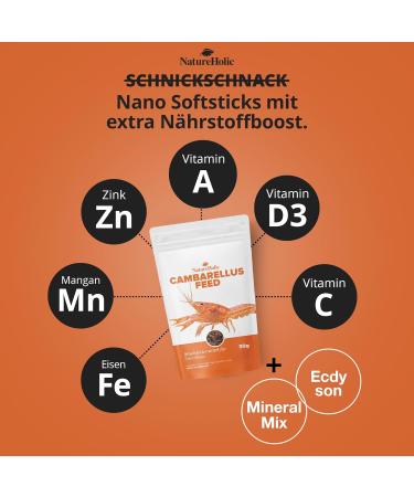 NatureHolic - Camberellusfeed CPO/Dwarf Crayfish Food - 30g Food for Freshwater Crayfish of the Genus Cambarellus Procambarus & Co. - Buy Online on GoSupps.com
