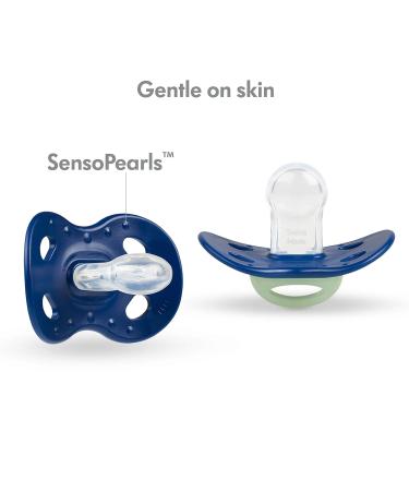 Medela Glow in the Dark Baby Pacifier 2-Pack | BPA-Free | 6-18 Months | Supports Natural Suckling - Buy Online on GoSupps.com