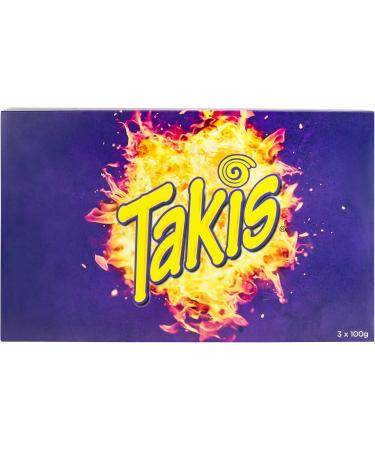 3-pack Takis - 3 x 100 g - different flavors - Variety box tortilla chips (Fuego Volcano & Dragon Sweet Chili) - Buy Online on GoSupps.com