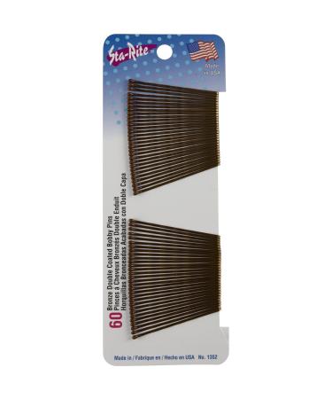 Sta-Rite Bobby Pins  Bronze - Buy Online on GoSupps.com