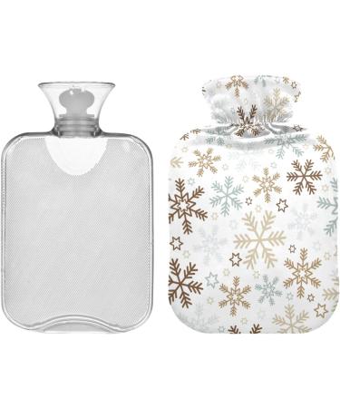 Winter Christmas Snowflake Heat Bottle - 1L Pain Relief Warm-Up Bag for Muscle Injuries - Buy Online on GoSupps.com