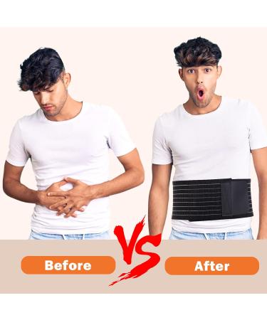 Buy Abdominal Hernia Belt for Women & Men | Lightweight Post-Surgery Umbilical Support Belt | S-M Size Compression Pad - Buy Online on GoSupps.com