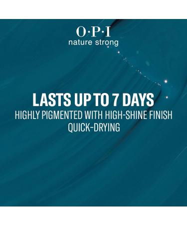 OPI Nature Strong Nail Polish | Quick Dry Nail Varnish with Long-Lasting Results | Made with Natural Vegan Ingredients | Dark Shades - Buy Online on GoSupps.com