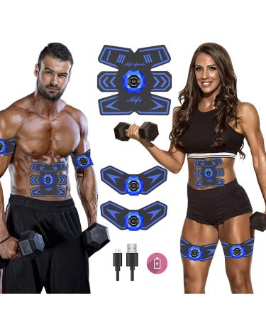 SPORTCDIA Abs Stimulator Ab Stimulator Rechargeable Ultimate Abs Stimulator for Men Women Abdominal Work Out Abs Power Fitness Abs Muscle Training Workout Equipment Portable