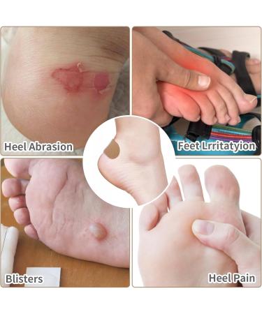 Fabric Moleskin Tapes - Oval Adhesive Pads for Foot Protection Blister Prevention & Heel Strips | Perfect for Shoes Boots & Hiking - Buy Online on GoSupps.com
