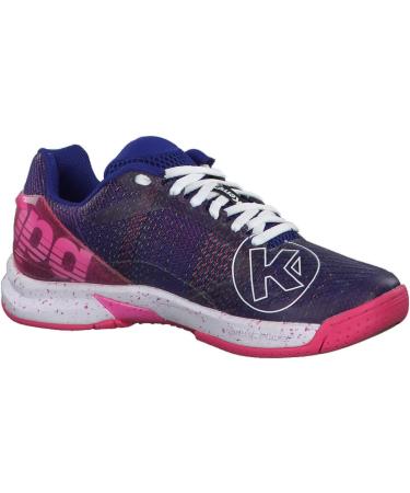 Kempa Women's Attack One Contender Handball Shoes - 38 EU - Violet Electrique/Rose Fuschia - International Shipping Available - Buy Online on GoSupps.com