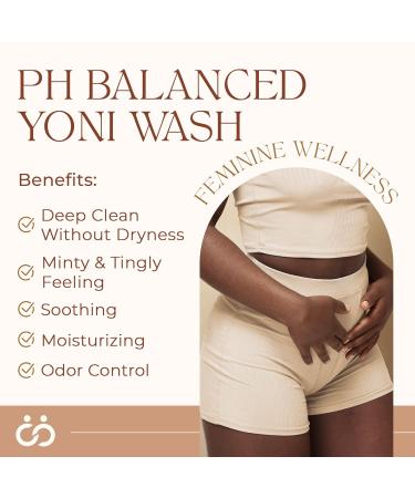 Pamper Your Yoni with Vee Health pH Balance Feminine Wash Shower Gel - Calendula Mint, Gentle Cleanse, Paraben-Free - 7 oz - Buy Online on GoSupps.com
