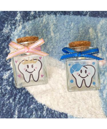 HAMUIERS Baby Tooth Fairy Box - Glass Tooth Holder for Kids First Teeth, Keepsake Gift for Girls - Buy Online on GoSupps.com