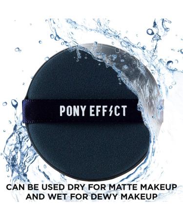 PONY EFFECT Smooth Dough Puff V2 - 2 Pcs Cushion Powder Puff Set | K-Beauty Makeup Essential - Buy Online on GoSupps.com