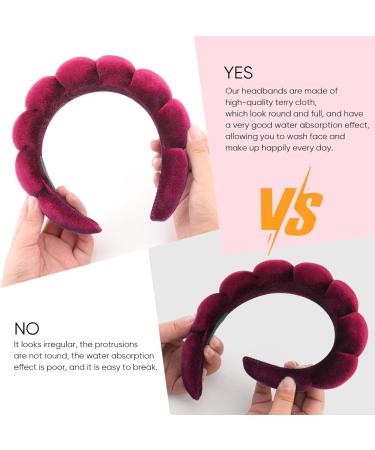 DRESHOW Spa Headband for Women Sponge Headband for Washing Face Clouds Soft Terry Cloth Makeup Skincare Headbands 1 Pc Sponge Hair Hoop: 83-bg 1 - Buy Online on GoSupps.com