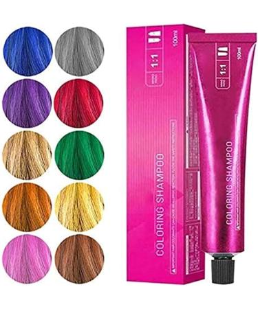 Yoesinhen Shecolo Hair Dye - Silver Gray & Smoke Dark Silver Dye Shampoo for Gray Hair Nourishing No Bleach Formula for Men & Women (#16) - Buy Online on GoSupps.com