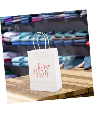 6pcs Wedding Bridesmaid Gift Bag Wedding Party Favor Bags Items for Wedding Welcome Bags Bridal Shower Bags Groomsmen Bags Bride Gift Bag Hen Party Bag Bridesmaid Bag Props Paper - Buy Online on GoSupps.com
