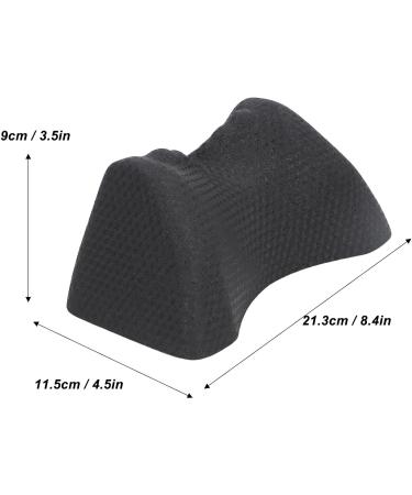 Neck Wedge Bed Sleeping Stretching Pillow Cervical Wedge Temporal Mandibular Joint Relieving Device Cervical Traction Discomfort Relieve Jaw Release Tool (Black) - Buy Online on GoSupps.com