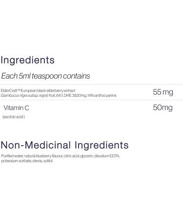 CanPrev Elderberry C | Black Elderberry Extract + Vitamin C | 500 ml Liquid - Buy Online on GoSupps.com