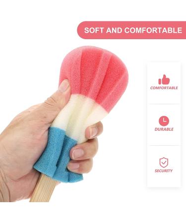 Healifty 5Pcs Lollipops Bath Sponge Set - Child Shower Pouf Loofah Mesh Brush | Cute Body Scrubber - Random Color - Buy Online on GoSupps.com