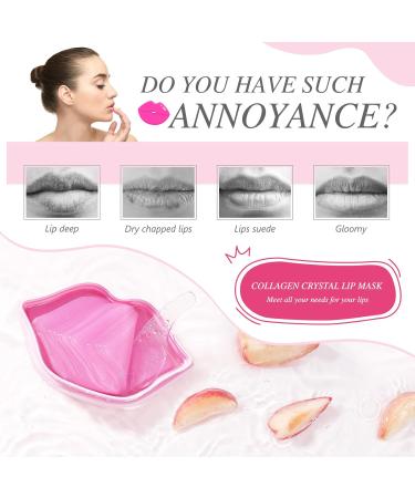 Peach Lip Mask Hydrates & Moisturizes Plumps Lips Brightens and Exfoliates Anti-Wrinkle Treatment Collagen Hydrate 60g (20 Sheets) - Buy Online on GoSupps.com