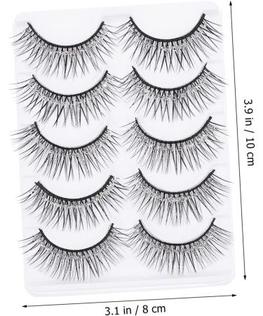 POPETPOP 10 Pairs Eyelashes Natural Eye Lashes Fluffy Eyeslash Long Extension Eyeslash Christmas Eye Lashes Halloween Makeup Supplies Reusable Lashes Makeup Lash Fiber 3d Nude Makeup - Buy Online on GoSupps.com
