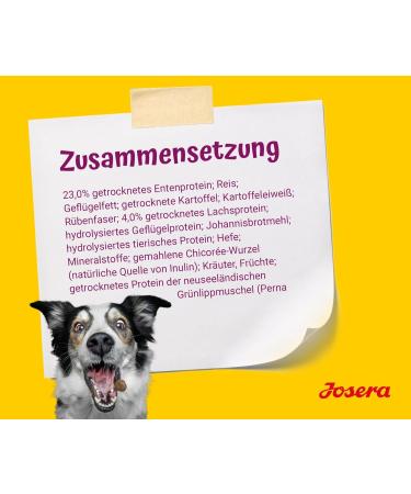 Josera Minijunior Puppy Food for Small Breeds | Super Premium Dry Dog Food (5 x 900g) | Optimal Development for Growing Puppies - Buy Online on GoSupps.com