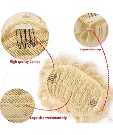 Hair Bun Hairpiece for Women Messy Bun Hair Piece Elastic Drawstring Wave Curly Scrunchies Ponytail Extension with Comb Synthetic Curly Hair Bun Chignon Hair Extensions Hair Chignons(102) - Buy Online on GoSupps.com
