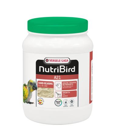 Versele -Laga - Nutribird A21 - Hand breeding food for young parrots - Amazon parrot Palmkakadu large parlor - egg whites - 800g 800 g (1 Pack)