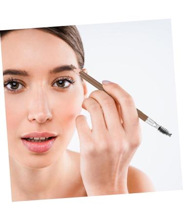 WOONEKY Wooden Brow Pencil Portable Brow Pencil Wood Brow Pencil Makeup Eyebrow Pencil Coffee 1 count (Pack of 1) Coffee - Buy Online on GoSupps.com