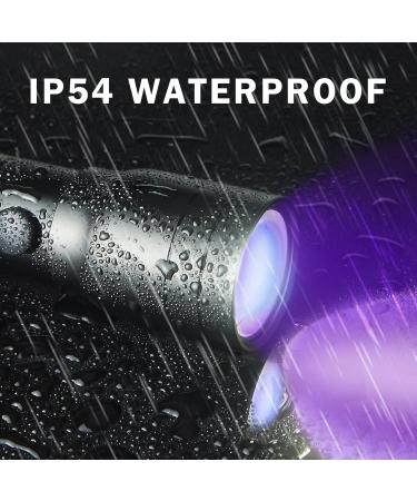 Geekhigh UV Flashlight 395nm - Zoomable Black Light for Pet Urine Detection Bed Bugs & Household Use - Includes 3AAA Battery - Buy Online on GoSupps.com
