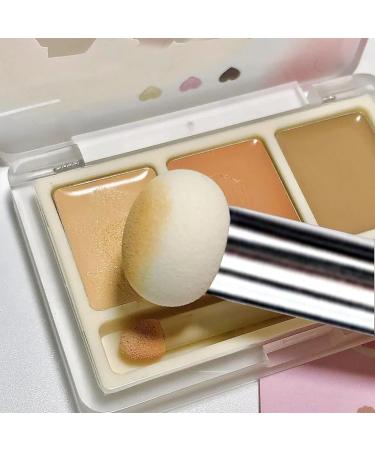 Mushroom Makeup Sponge Brush Wooden Concealer Sponge Brush Cosmetic Blender Sponges Foundation Beauty Brush Under Eye Concealer Brush for Face Black - Buy Online on GoSupps.com