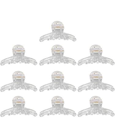 10 Pack Acrylic Hair Pins DIY Hair Accessories Hair Clamp Hair Barrette Clear Hair Grips Acrylic Material For Children DIY Hair Accessories - Buy Online on GoSupps.com