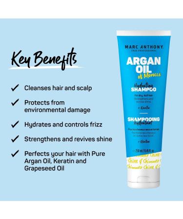  Marc Anthony Marc Anthony Argan Oil Shampoo 8.4oz Tube (No Sulfate) by Marc Anthony - Buy Online on GoSupps.com