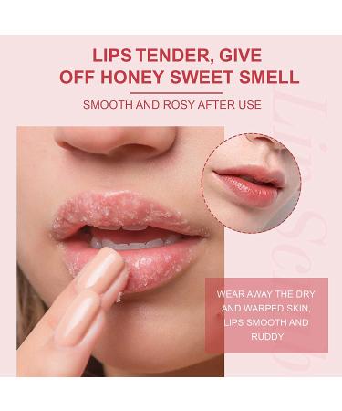 Strawberry Sugar Lip Scrub with Shea Butter - Exfoliating & Moisturizing Lip Care for Soft, Smooth Lips - Buy Online on GoSupps.com