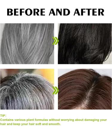  Utapossin Hair Coloring Shampoo Plant-Based Bubble Hair Dye Natural Plant-Based Hair Dye Natural Vegetable Hair Dye Plant-Based Bubble Hair Coloring Shampoo - Buy Online on GoSupps.com