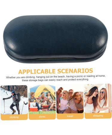 Solustre Double-Layer Glasses Case - Premium Eyewear Protection | International Shipping Available - Buy Online on GoSupps.com