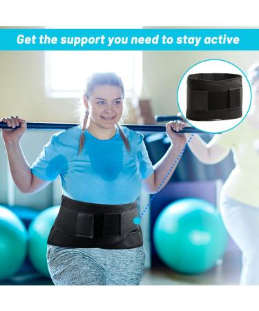 Lumbar Support Brace for Lower Back Pain Relief - Adjustable Straps for Sciatica, Herniated Disc, Scoliosis - Women and Men 3XL/4XL - Buy Online on GoSupps.com