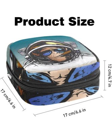Javenproeqt Women's Bondage Organizer - Reusable First Period Pocket for Girls & Women | Large Size 17x17x12 cm Crow Red Blood Moon Multicolored - Buy Online on GoSupps.com