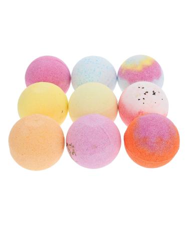 Lurrose bathing balls fu Bad B Bathroom sea salt shower balls bathroom salt balls Thermal L bladder spa skin care bath delivers 5 cm e for women shower foot bath foam bath balls 1 piece (1 -pack) Random color