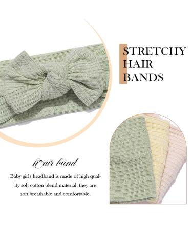 Fashion Band for Baby Girls - Nylon Flower Crown Hair Band Elastic Soft Headwrap for Newborns & Toddlers (Green) | Hair Accessories - Buy Online on GoSupps.com