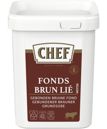 CHEF Dehydrated Brown Bonded Fund - Dehydrated Funds - Sauces Meat Funds - 600g Pot for 15L to 40L of Funds - Buy Online on GoSupps.com