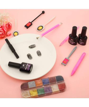 Magnetic Nail Art Tool Set - 10 Pieces Nail Magnet Pencil & Strong Magnet Pens for DIY 3D Cat Eye UV Gel Polish - Perfect for Creative Nail Designs - Buy Online on GoSupps.com