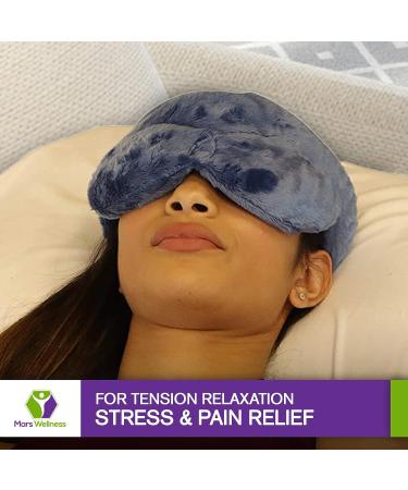 Soft Blackout Cooling Eye Compress: Natural Aromatherapy for Stress Relief - Wearable Tension Migraine & Headache Relief - Long Lasting Cooling Therapy - Buy Online on GoSupps.com
