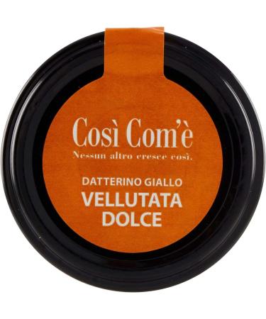  Italian Gourmet E.R. Cos Com' Vellutata Dolce di Datterino Giallo Set of 12 sweet creams made from yellow Datterini tomatoes Italian tomatoes 350 g jar + Italian box Gourmet Polpa di Pomodoro 400 g - Buy Online on GoSupps.com